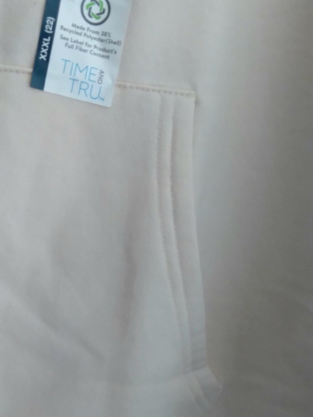 NWT Time & Tru Full-Zip Fleece Jacket /Hoodie - Picture 4 of 7